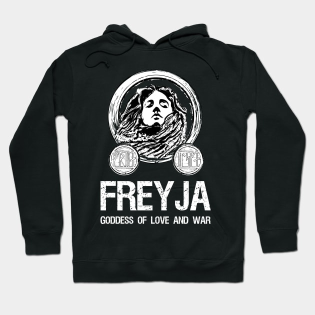 Freyja Goddess Of Love And War Hoodie by Styr Designs